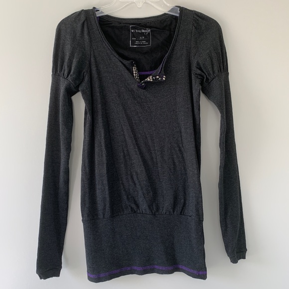 Free People Studded Thermal Top - Picture 2 of 5